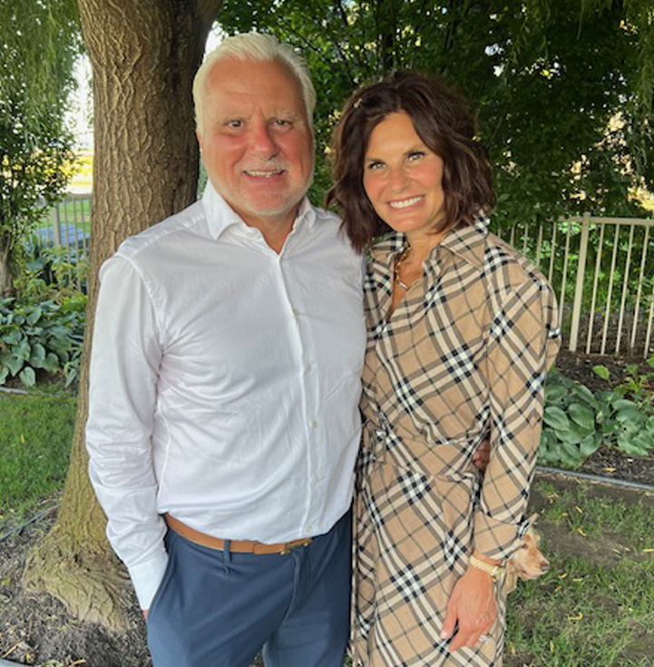Carlo and Rosa Corsini, enjoying life at their lakefront property in Ontario.